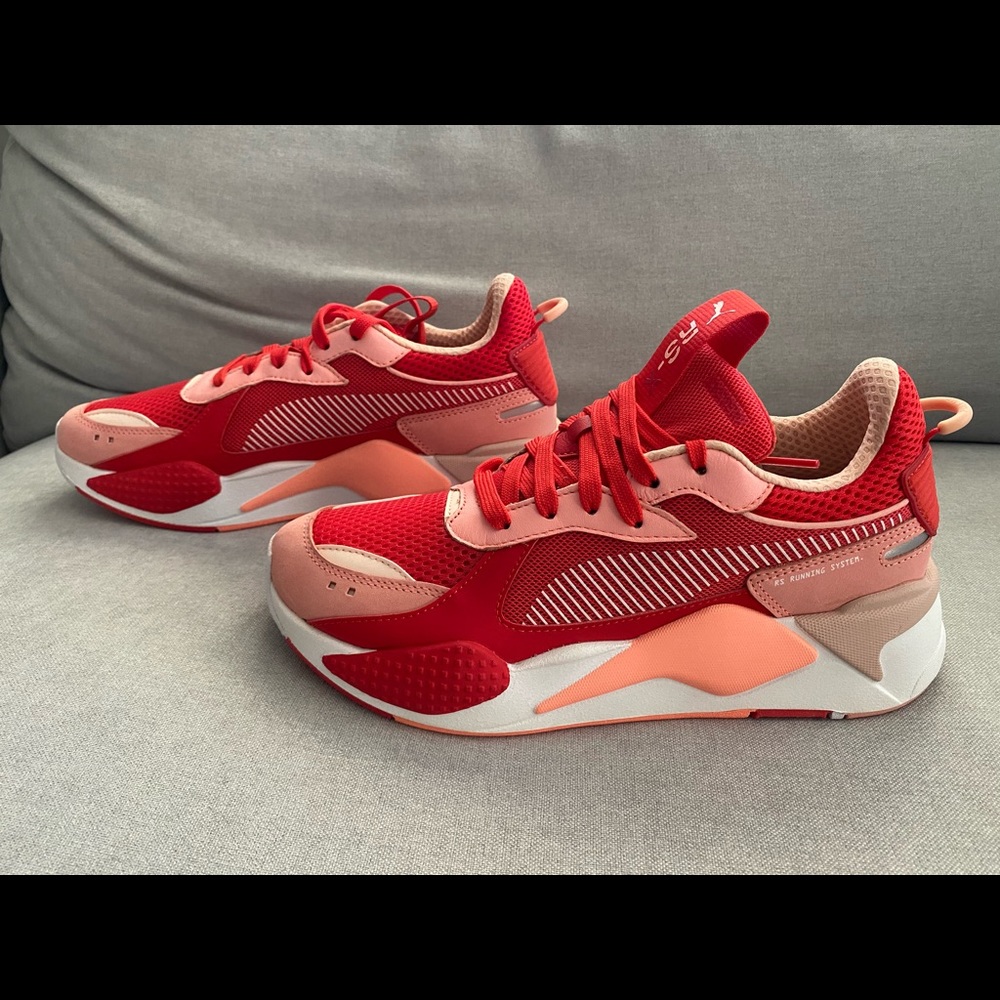 PUMA Women’s RS-X Red/Peach running shoe size 9